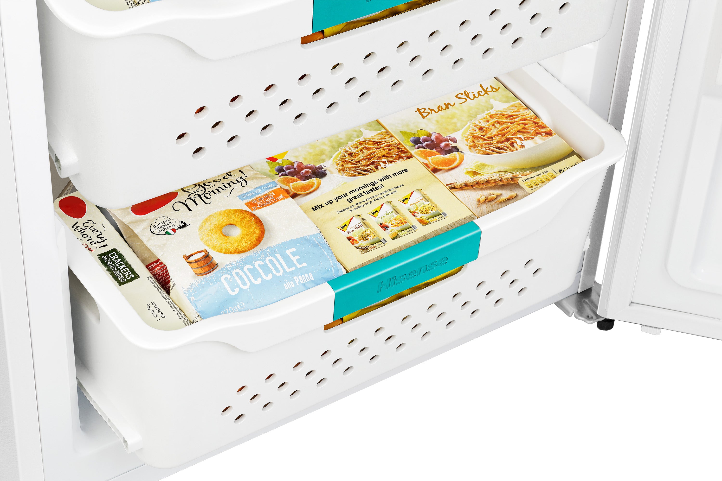 Hisense - 21.2 cu. Ft Upright Freezer in White - FV21D6AWE