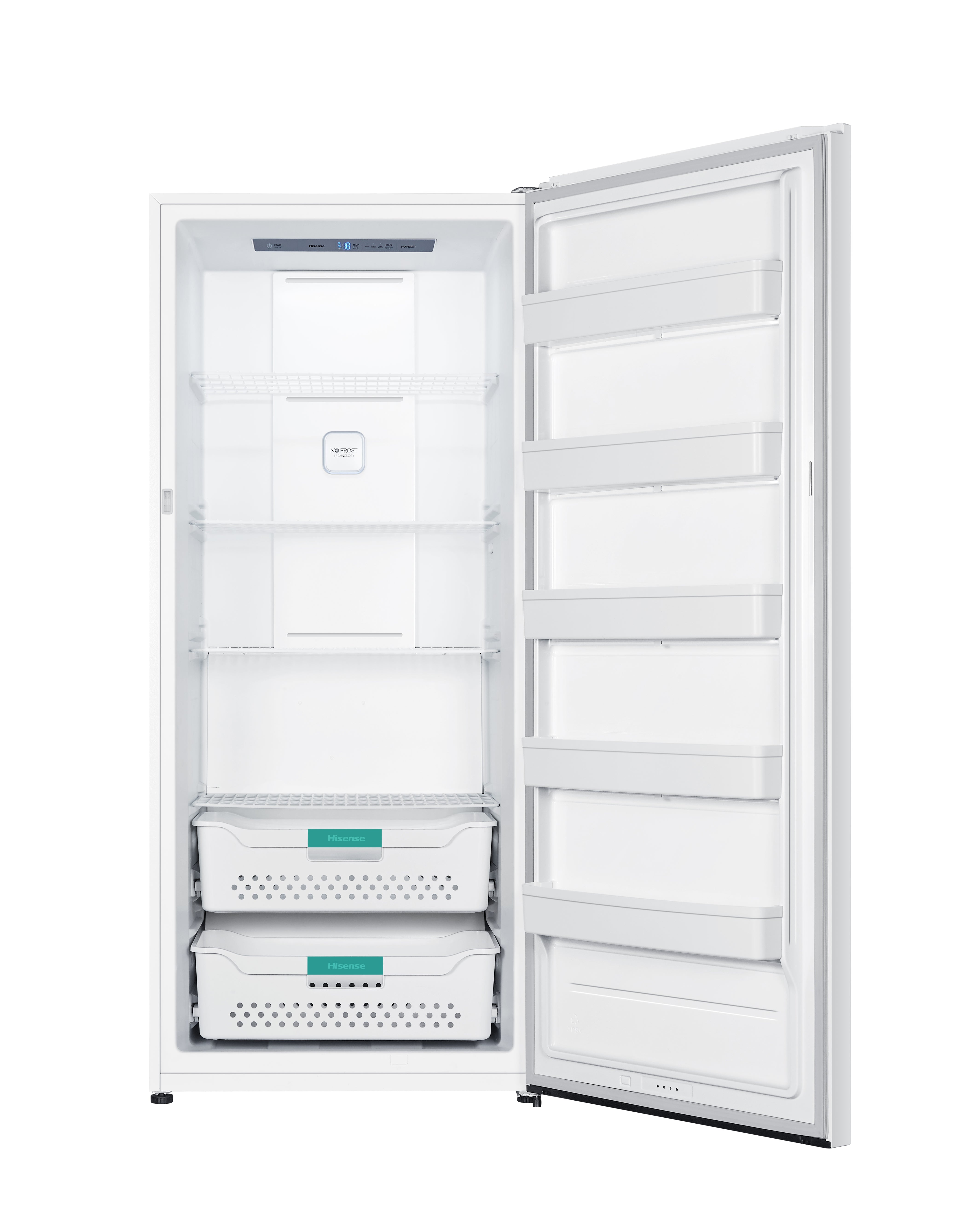 Hisense - 21.2 cu. Ft Upright Freezer in White - FV21D6AWE