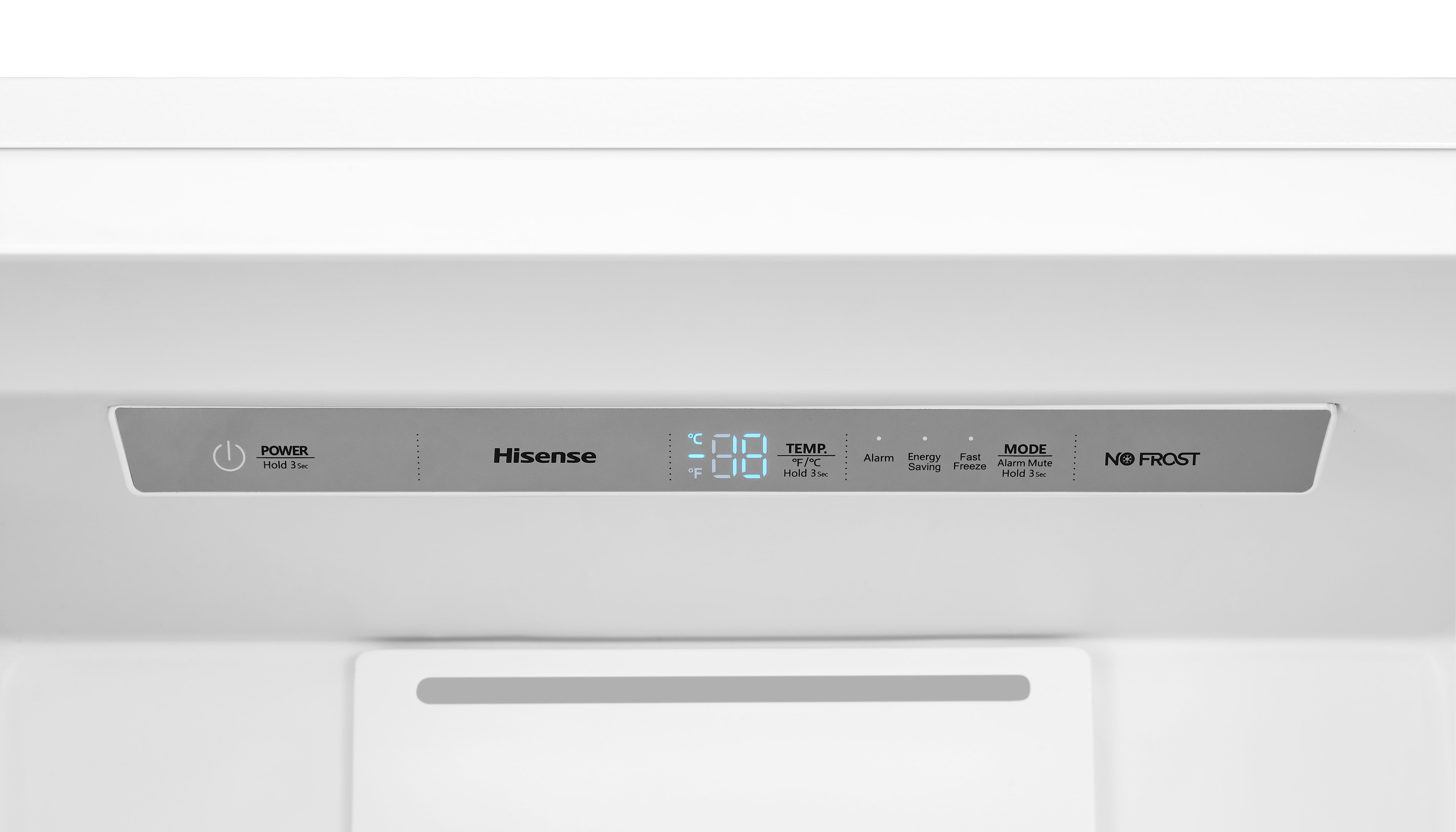 Hisense - 21.2 cu. Ft Upright Freezer in White - FV21D6AWE