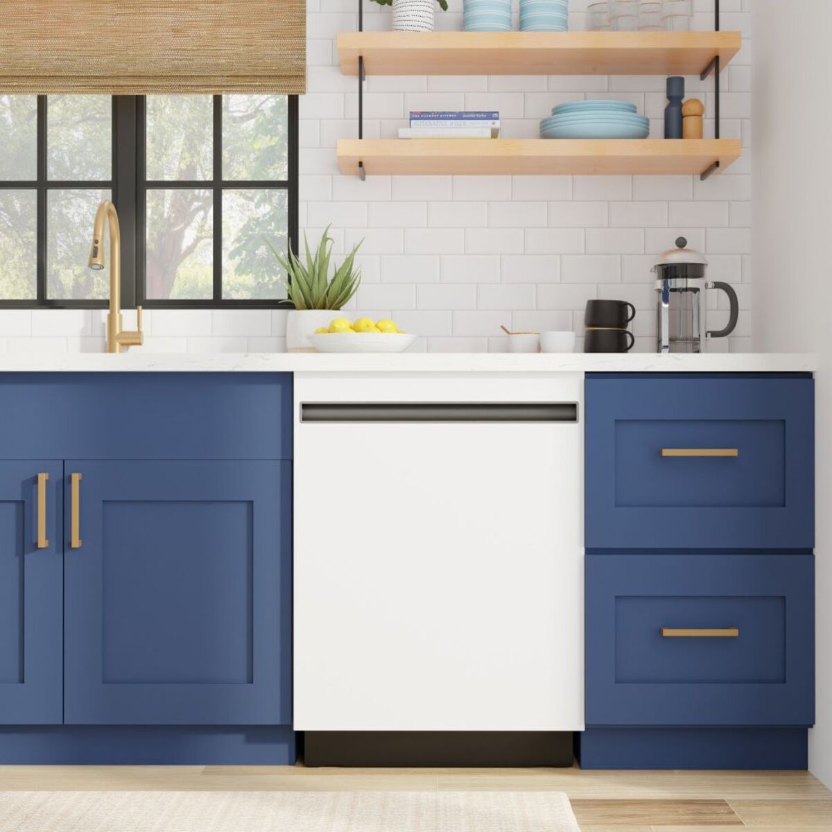 GE - 50 dBA Built In Dishwasher in White - GBT500SGVWW