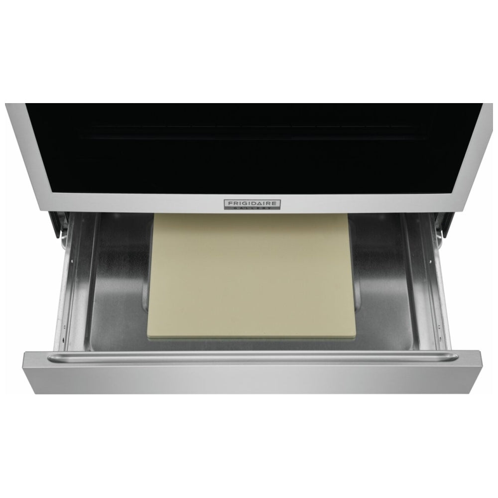 Frigidaire Gallery - 6.2 cu. ft Electric Range with Stone-Baked Pizza in Stainless - GCFE307CBF