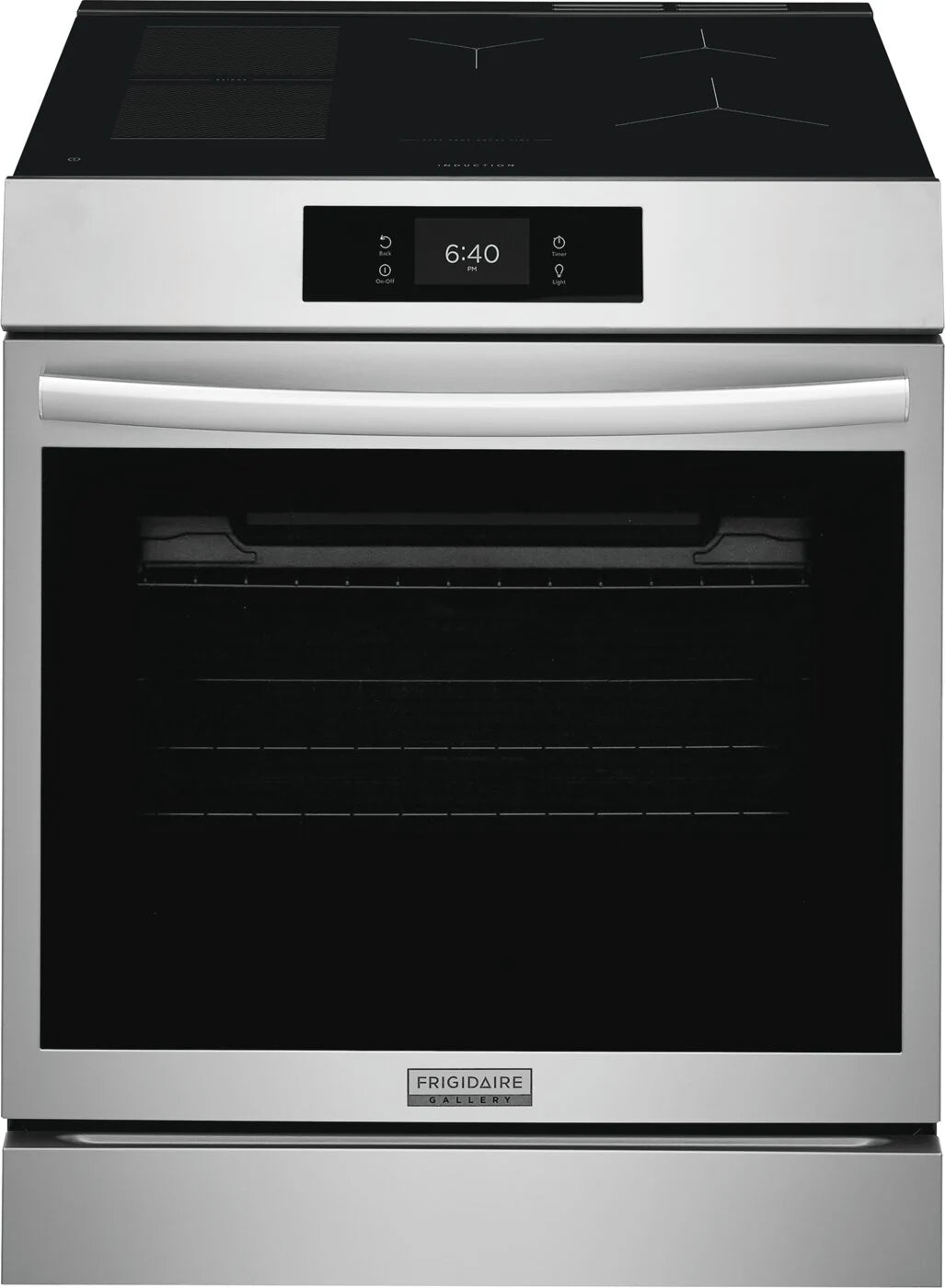 Frigidaire Gallery - 6.2 cu. ft Induction Range with Stone-Baked Pizza in Stainless - GCFI307CBF