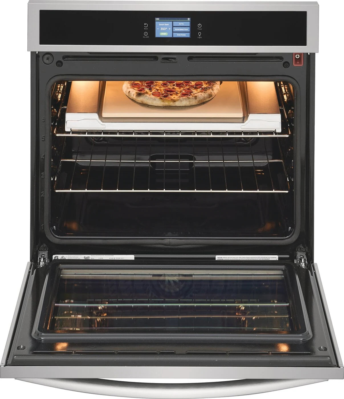 Frigidaire Gallery - 5.3 cu. ft Single Wall Oven with Stone-Baked Pizza in Stainless - GCWS3070AF