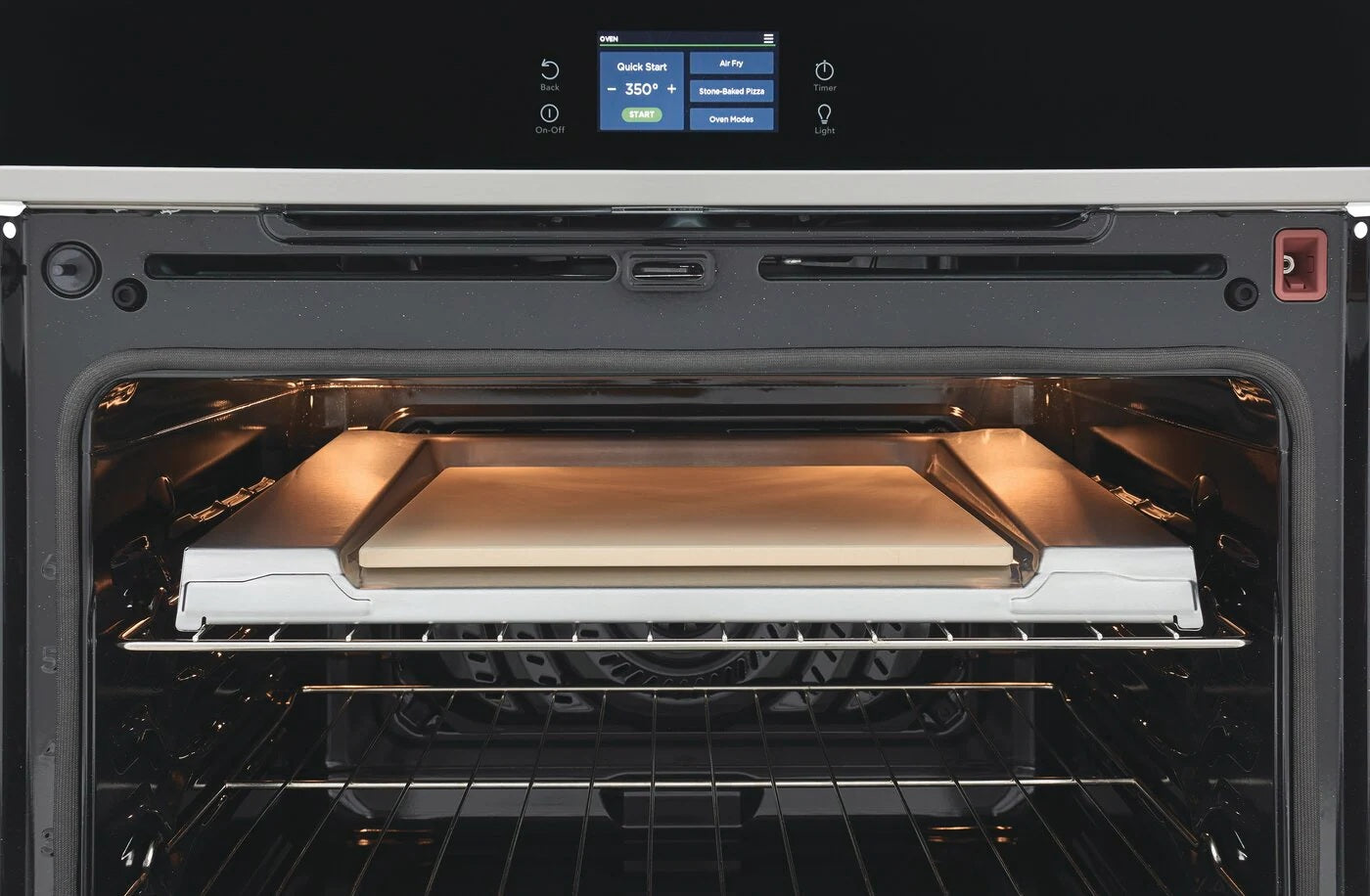Frigidaire Gallery - 5.3 cu. ft Single Wall Oven with Stone-Baked Pizza in Stainless - GCWS3070AF