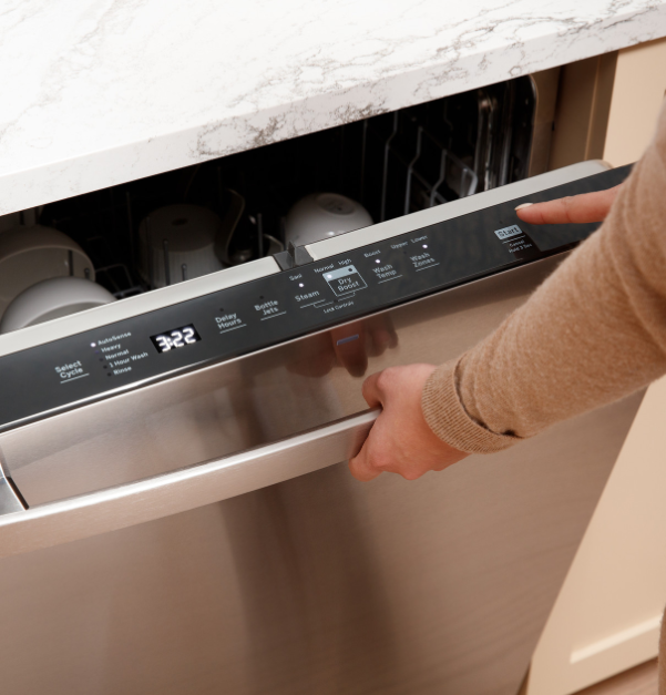 GE - 47 dBA Built In Dishwasher in Storm Gray - GDT650SMVES