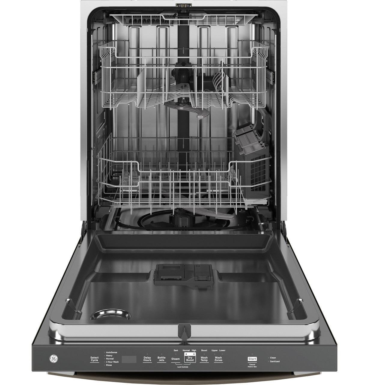 GE - 45 dBA Built In Dishwasher in Grey - GDT670SMVES
