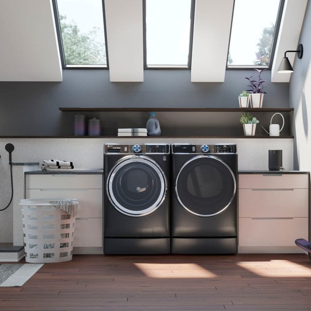 GE - 28 Inch Laundry Pedestal in Graphite - GFR0728PTDS