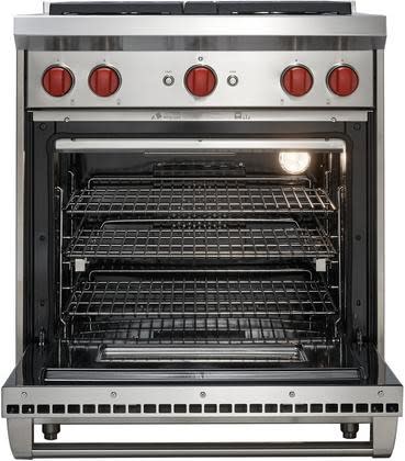 Wolf - 4.4 cu. ft Gas Range in Stainless - GR304-LP
