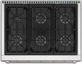 Wolf - 5.5 cu. ft Gas Range in Stainless - GR366-LP