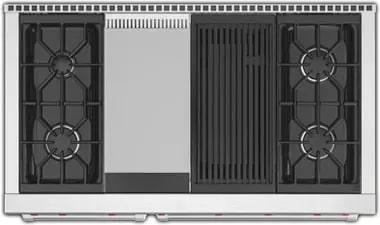 Wolf - 6.9 cu. ft Gas Range in Stainless - GR484CG