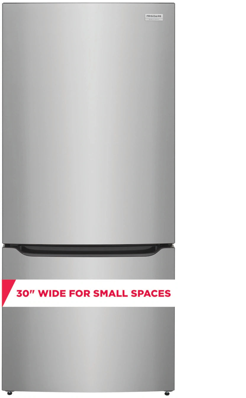 Frigidaire Gallery - 30 Inch 20.32 cu. ft Bottom Mount Refrigerator in Stainless - GRBN2012AF