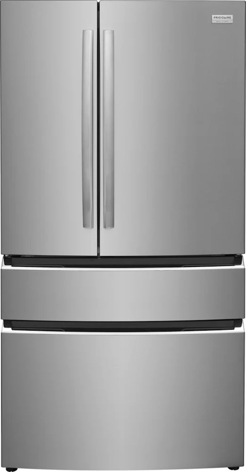 Frigidaire Gallery - 35.7 Inch 27.2 cu. ft French Door Refrigerator in Stainless - GRMN2872AF