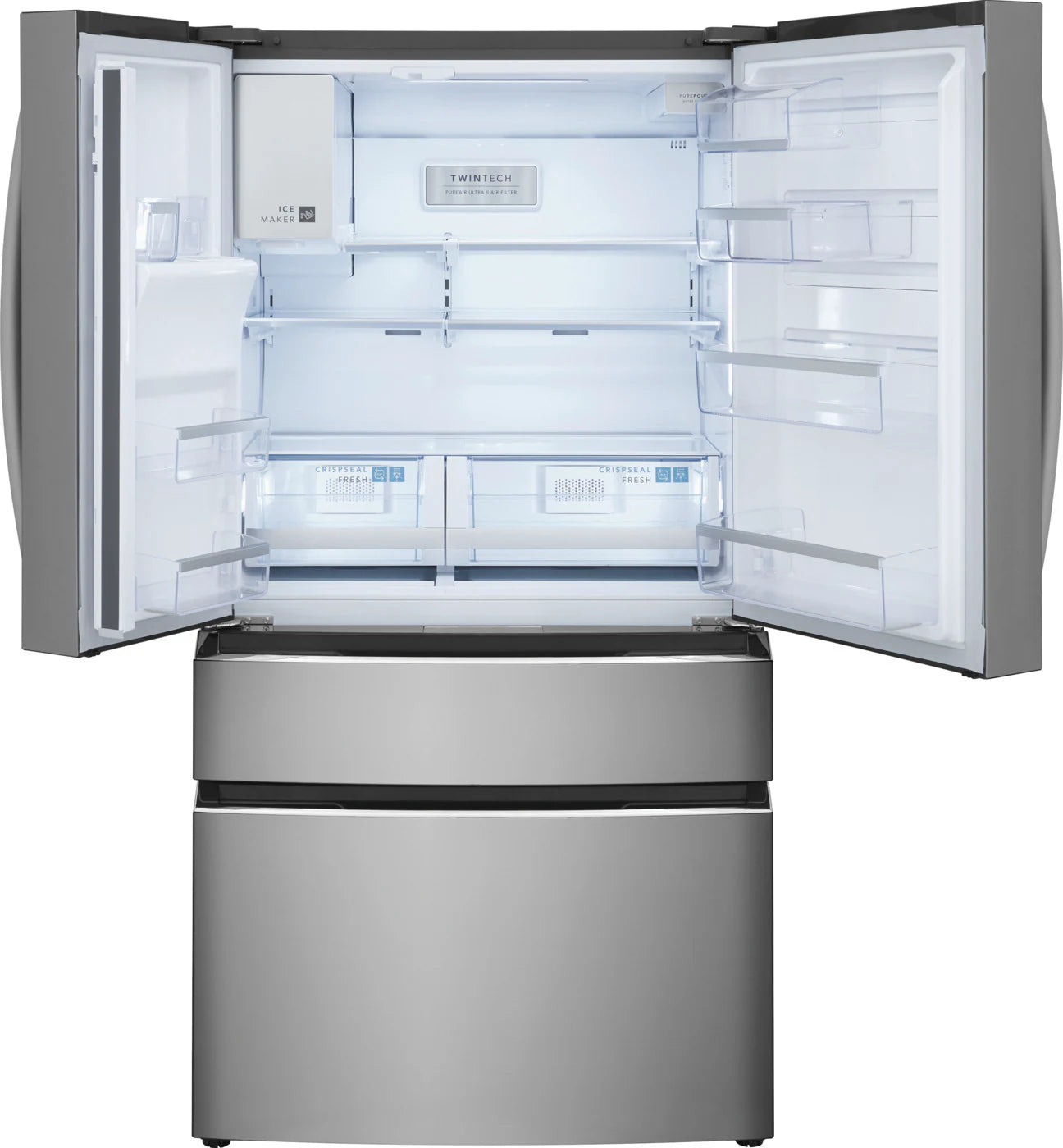 Frigidaire Gallery - 35.7 Inch 26.3 cu. ft French Door Refrigerator in Stainless - GRMS2773AF