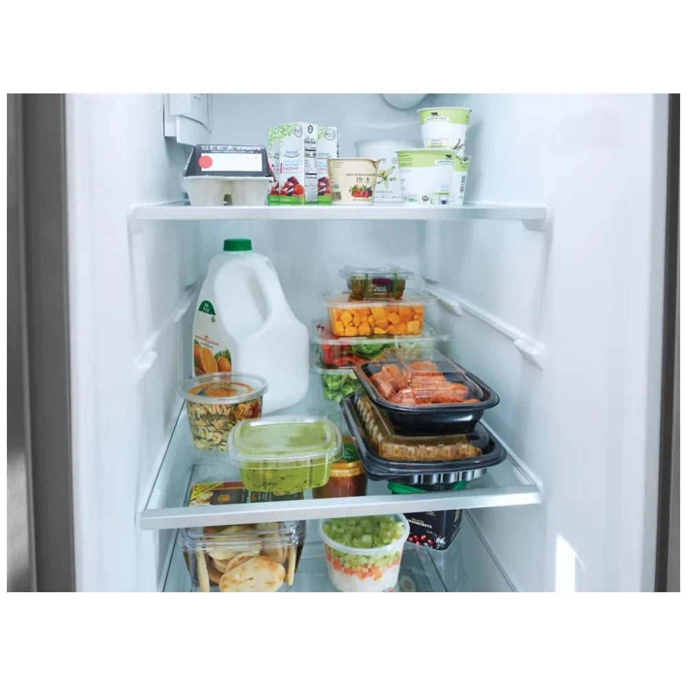 Frigidaire - 36 Inch 26 cu. ft Side by Side Refrigerator in Stainless - GRSN2620AF