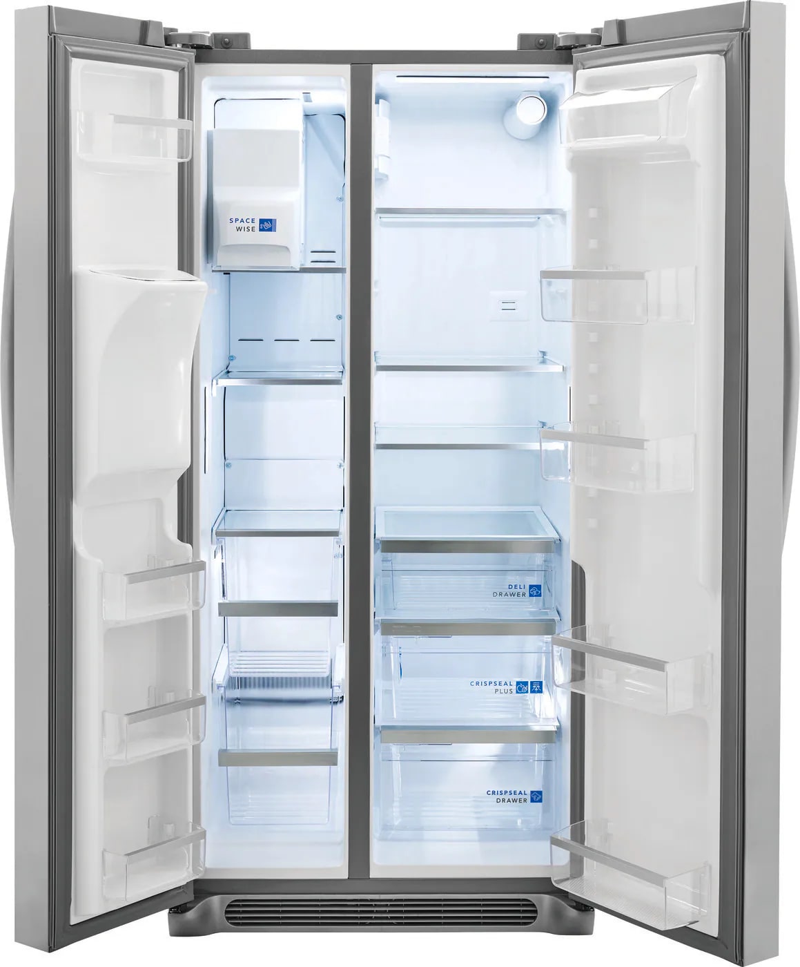 Frigidaire Gallery - 33 Inch 22.3 cu. ft Side by Side Refrigerator in Stainless - GRSS2352AF