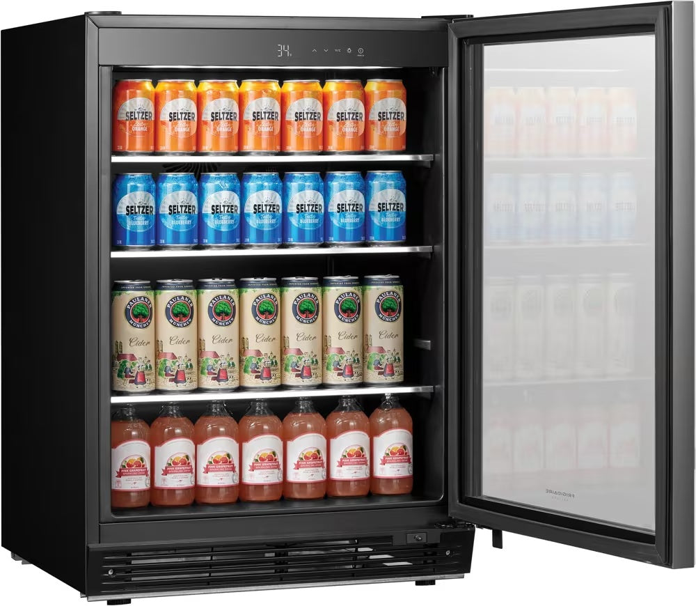 Frigidaire - 24 Inch 5.4 cu. ft Beverage Centre Refrigerator in Stainless - GRYB5426AS