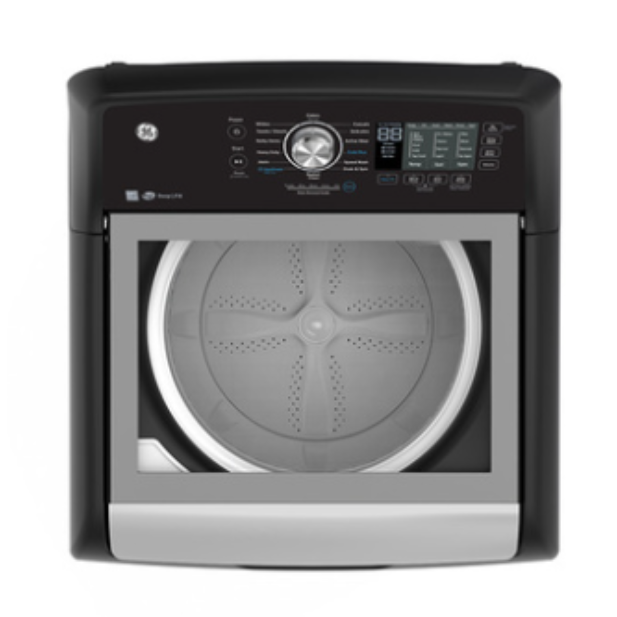 GE - 5,2 cu. Ft Top Load Washer in Grey - GTW681BMRDG