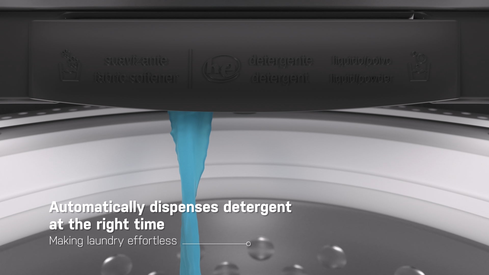 GE - 5.3 cu. Ft Top Load Washer in Grey - GTW690BMTDG