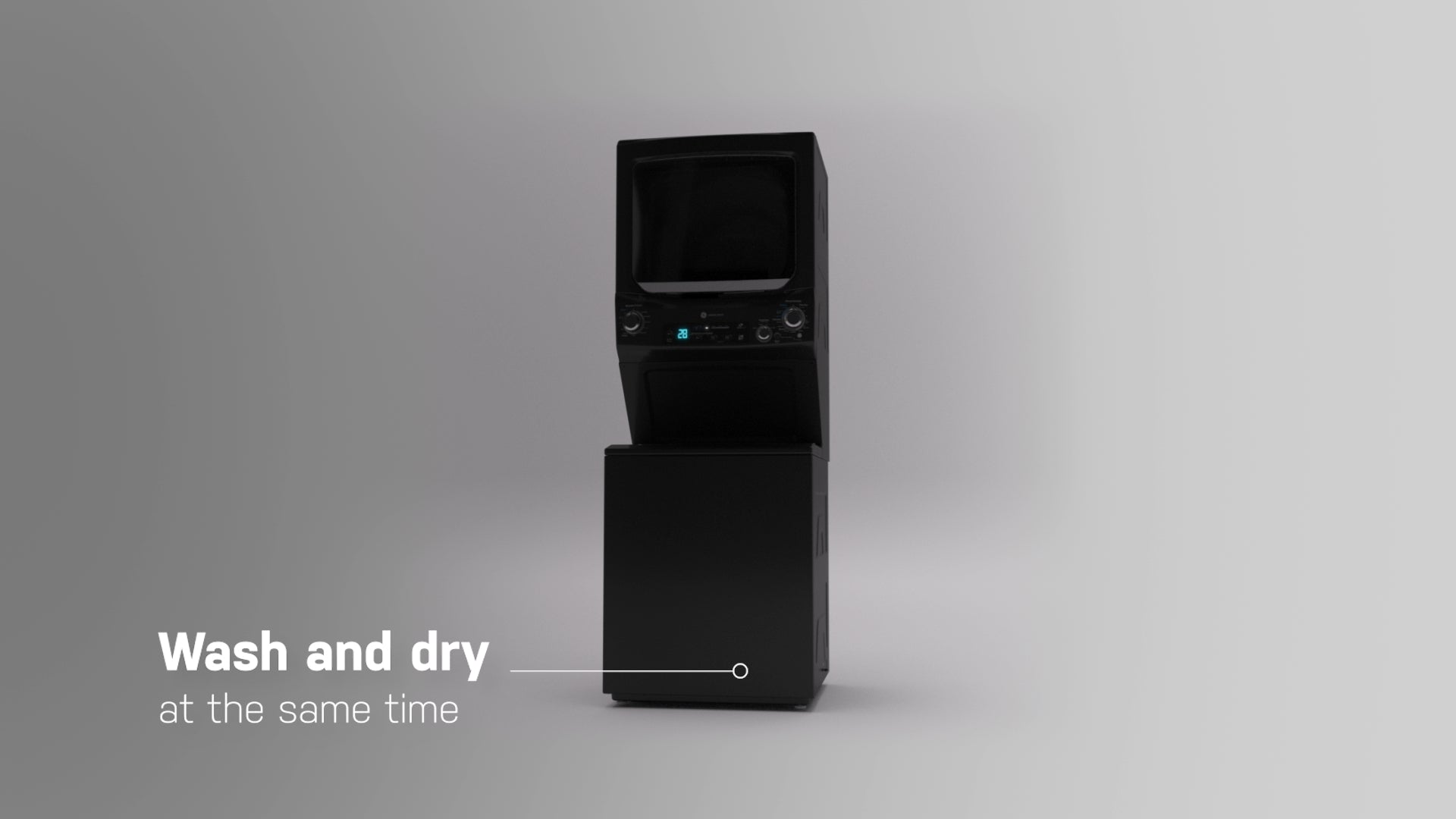 GE - 5.9 cu. Ft Electric Dryer in Grey - GUD57EEMTDG