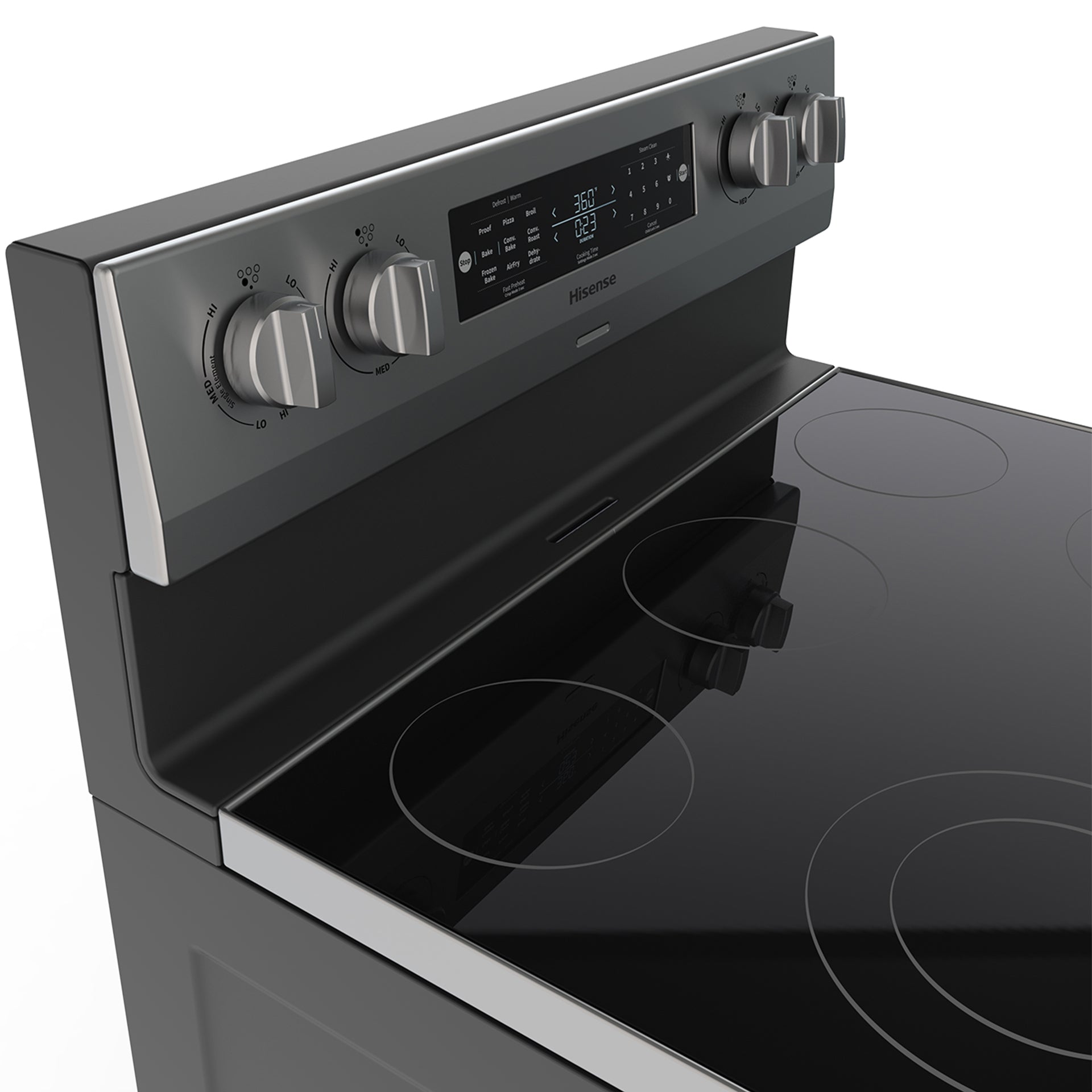 Hisense - 5.8 cu. ft Electric Range in Stainless - HBE3502CAS