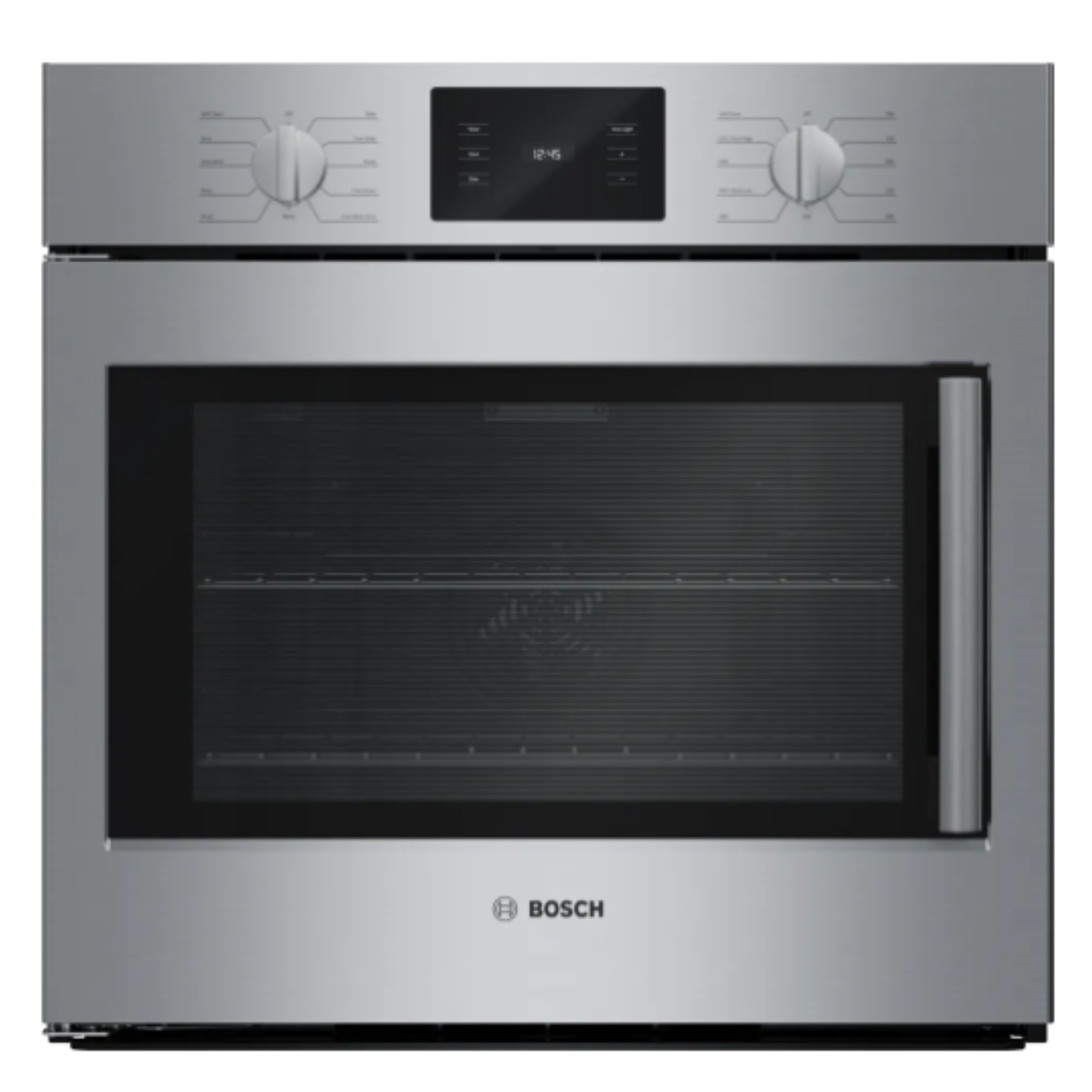 Bosch - 4.6 cu. ft Single Wall Oven in Stainless - HBL5455LUC