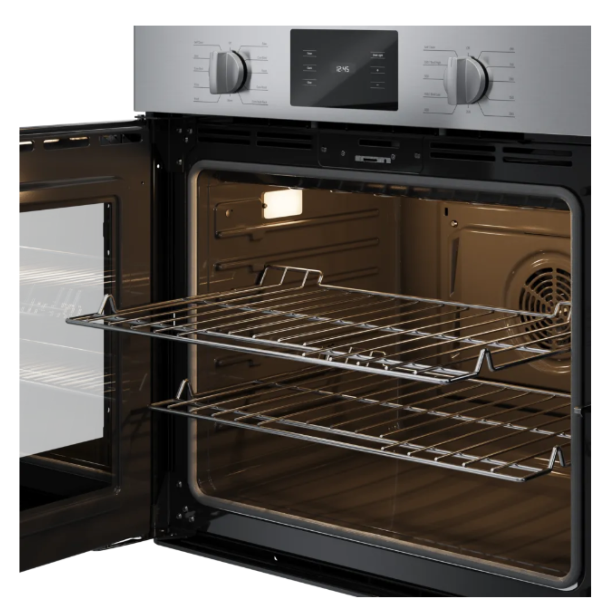 Bosch - 4.6 cu. ft Single Wall Oven in Stainless - HBL5455LUC