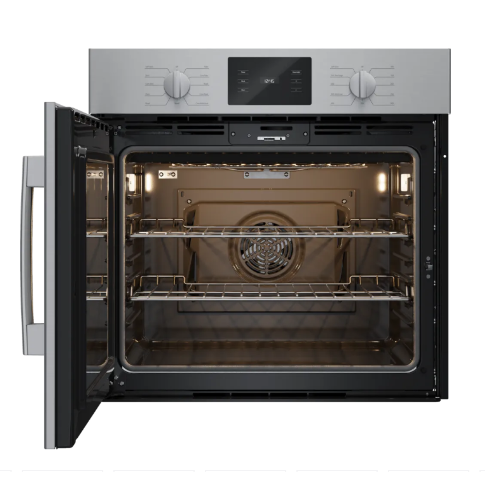 Bosch - 4.6 cu. ft Single Wall Oven in Stainless - HBL5455LUC