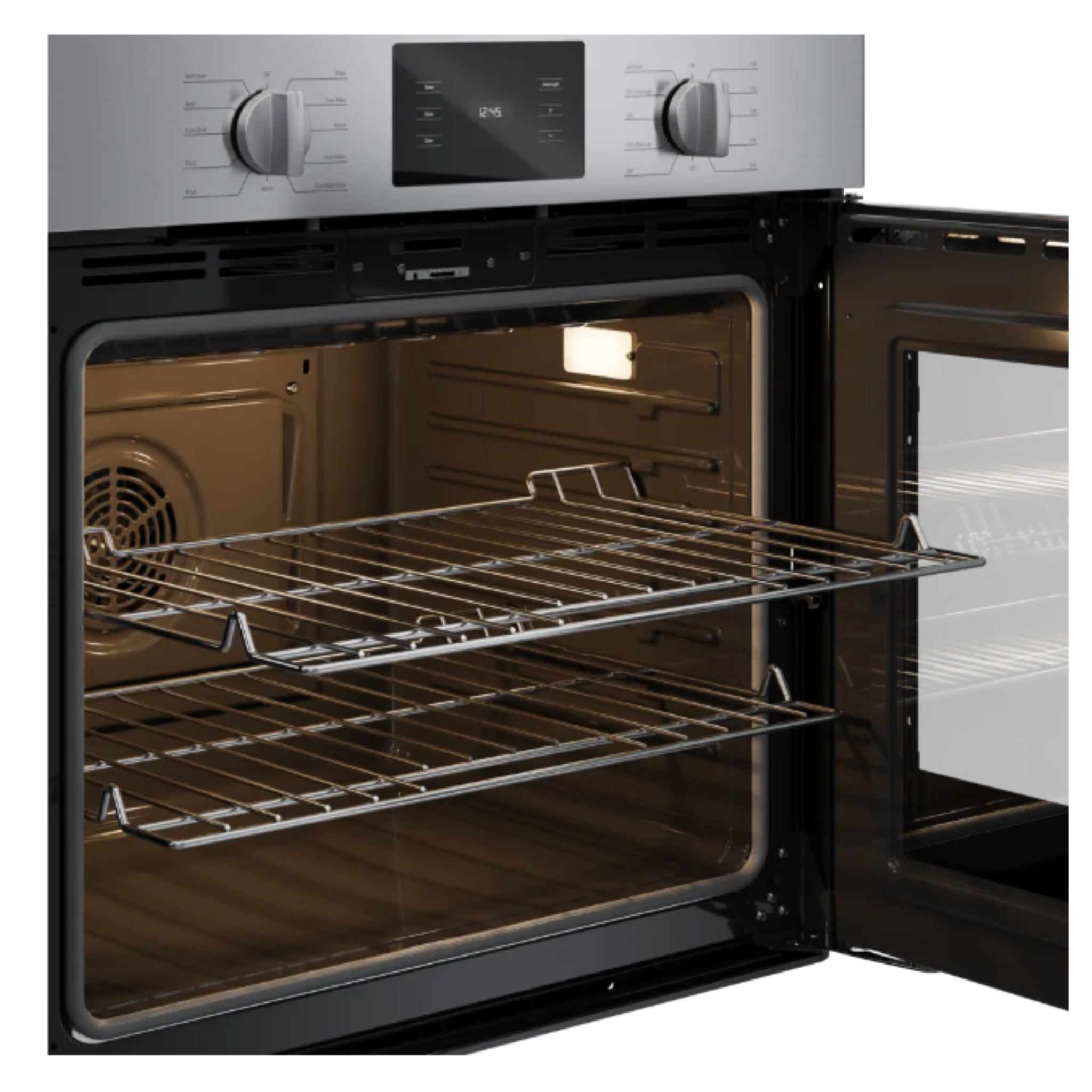 Bosch - 4.6 cu. ft Single Wall Oven in Stainless - HBL5455RUC