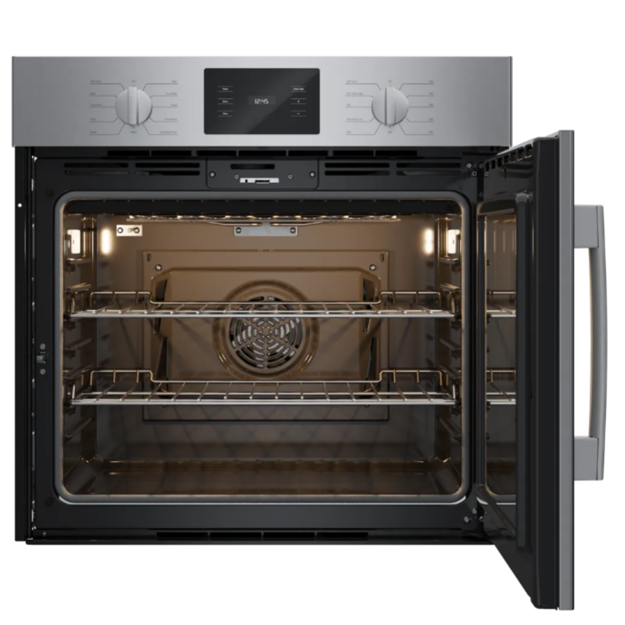 Bosch - 4.6 cu. ft Single Wall Oven in Stainless - HBL5455RUC