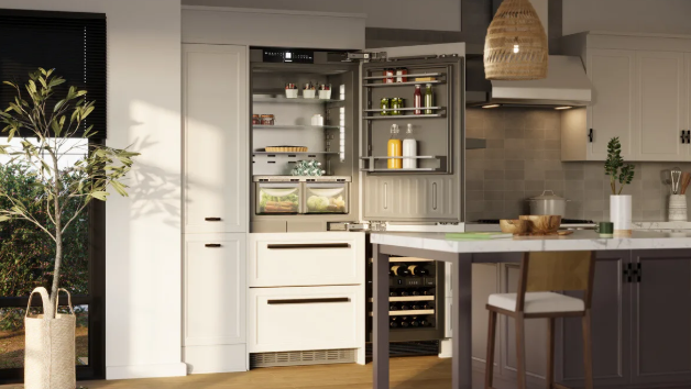 Liebherr - 30 Inch 14.1 cu. ft Bottom Mount Refrigerator in Panel Ready - HCB1590G