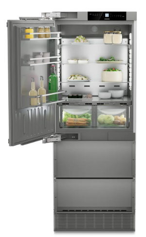 Liebherr - 30 Inch 14.1 cu. ft Bottom Mount Refrigerator in Panel Ready - HCB1591G