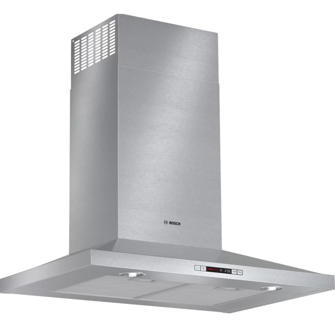 Bosch - 30 Inch 600 CFM Wall Mount and Chimney Range Vent in Stainless - HCP30651UC