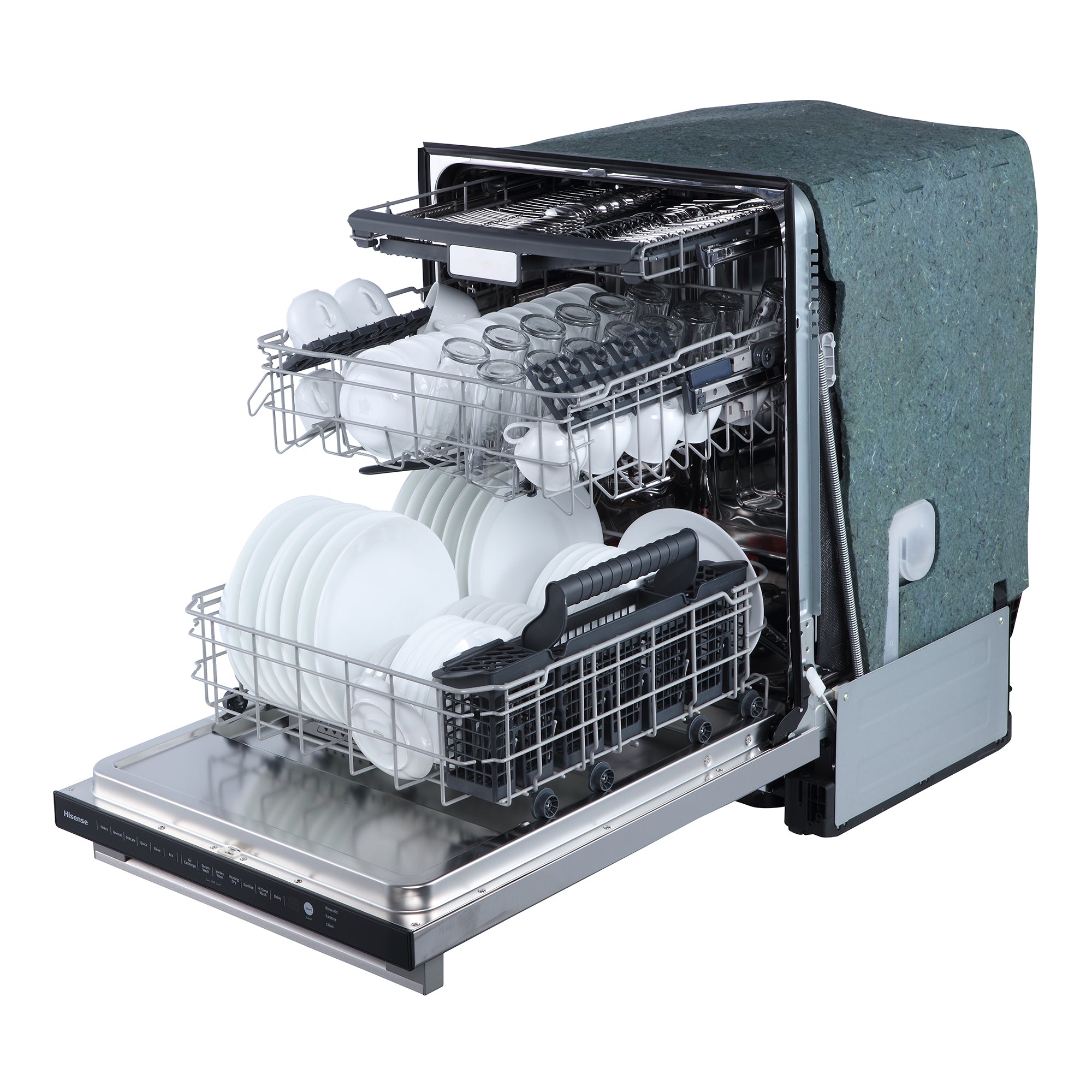 Hisense - 47 dBA Built In Dishwasher in Stainless - HDW63314SS