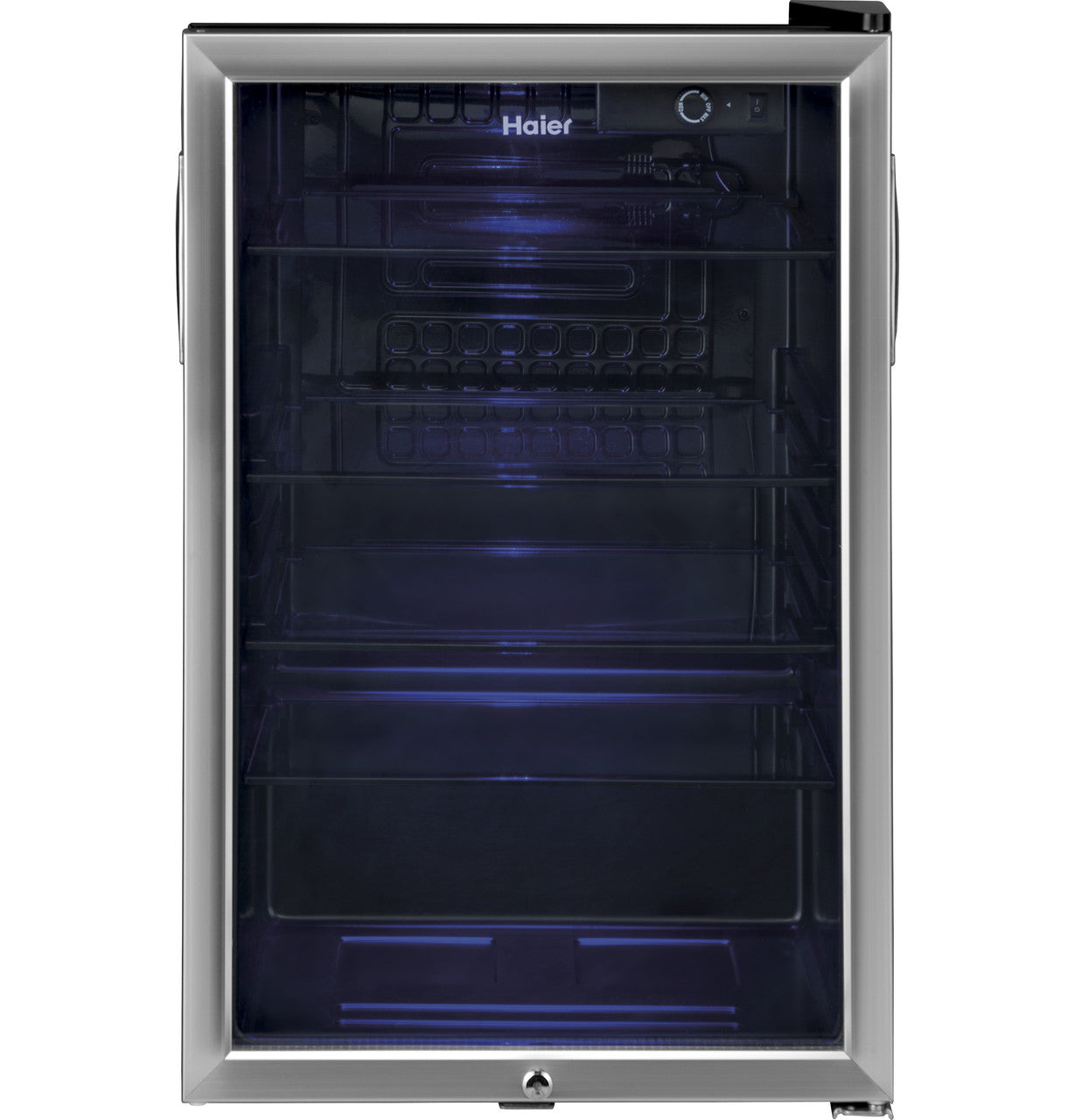 Haier - 20.5 Inch 150-can Capacity Beverage Centre Refrigerator in Stainless - HEBF100BXS