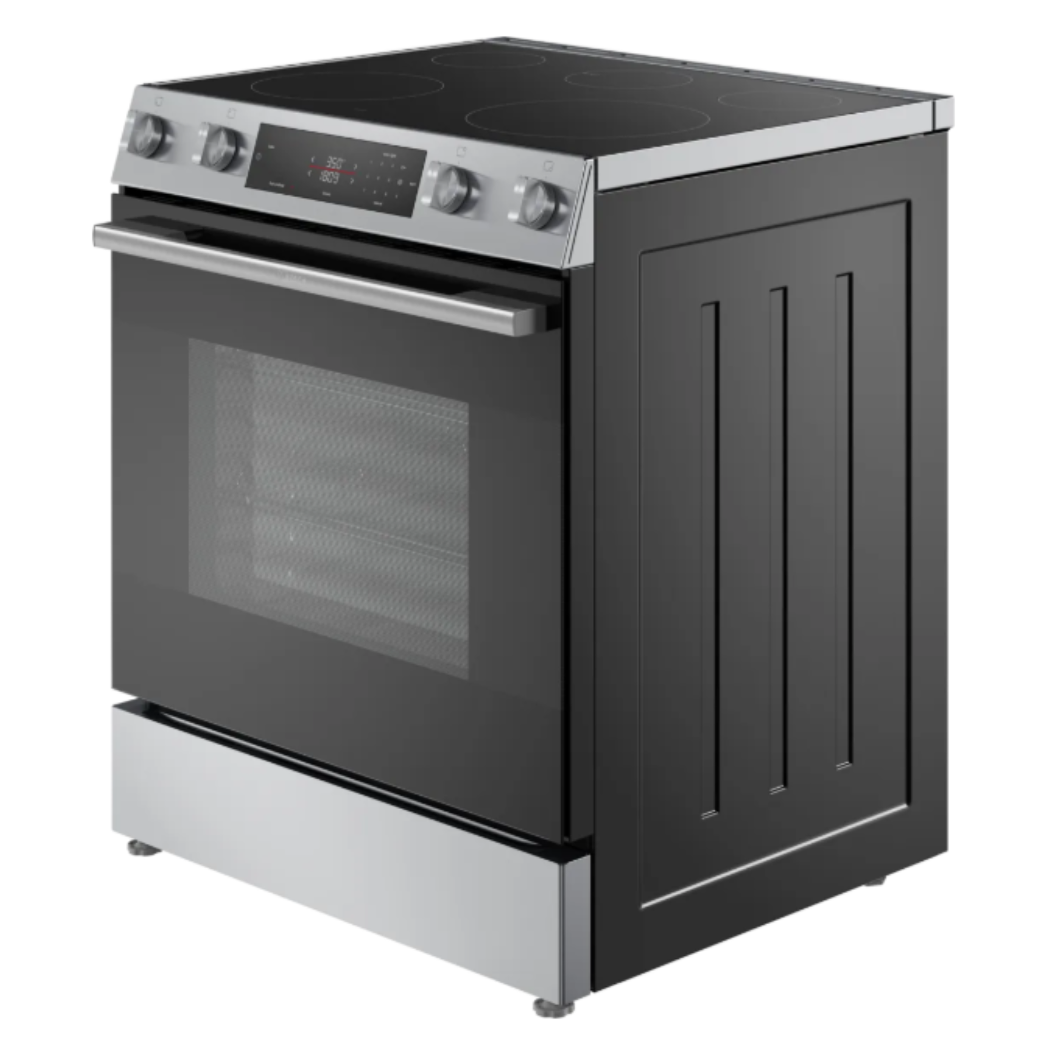 Bosch - 5.8 cu. ft Electric Range in Stainless - HEF1050MC