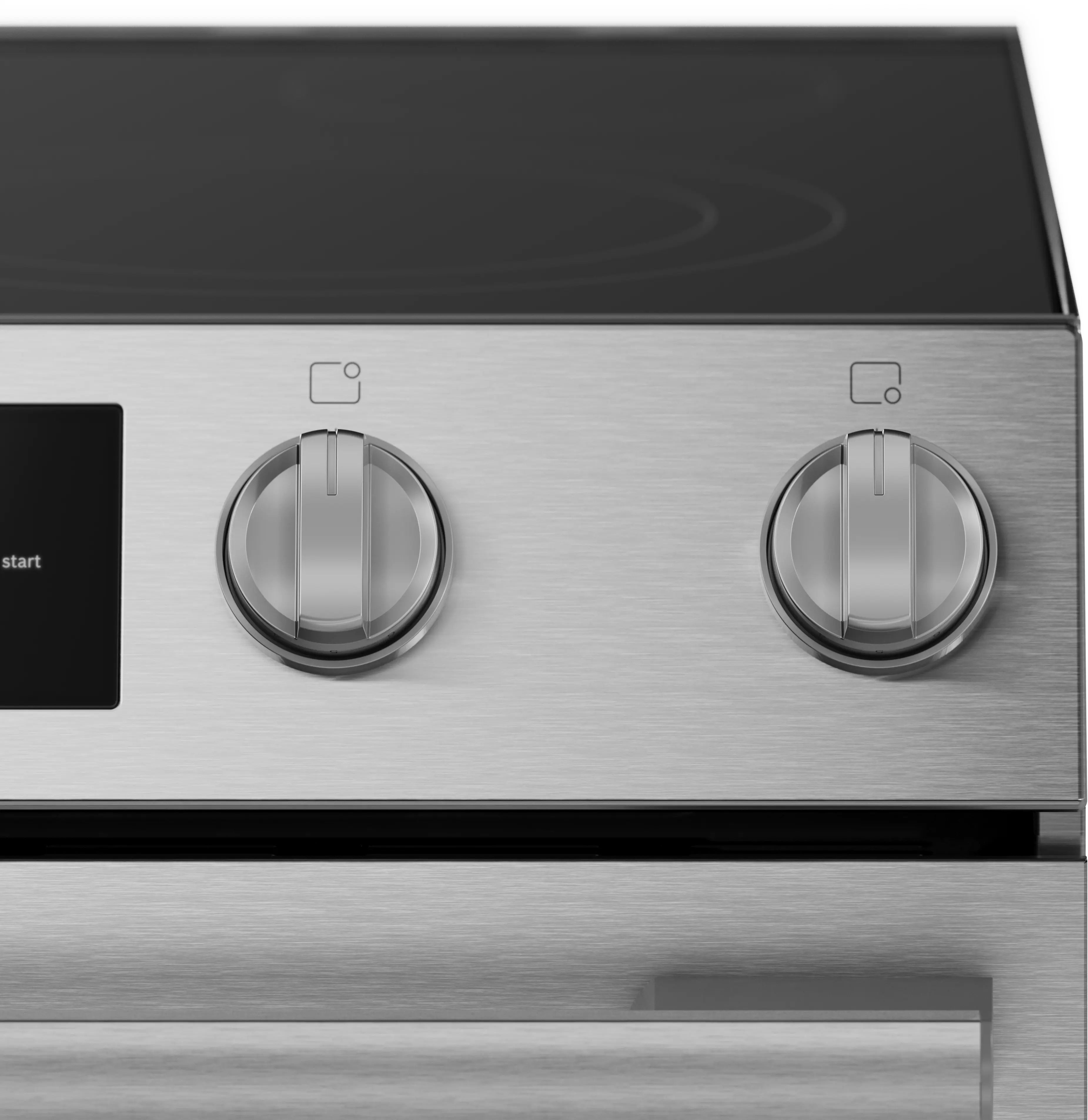 Bosch - 5.8 cu. ft Electric Range in Stainless - HEF3050MC
