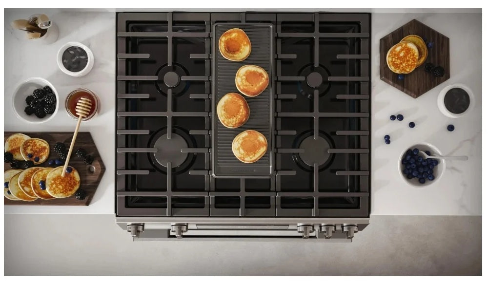 Bosch - 5.8 cu. ft Gas Range in Stainless - HGF3050MUC