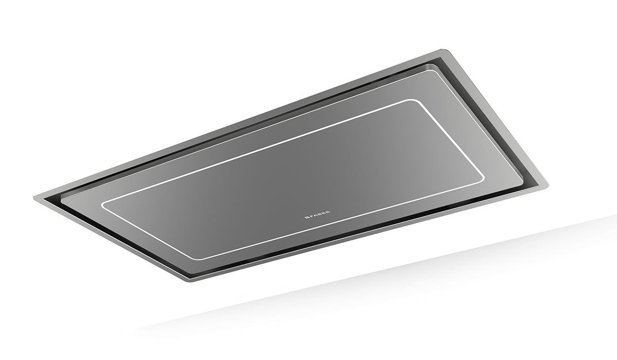 Faber - 36 Inch High-light Island Range Vent in Stainless - HILTIS36SSNB