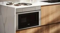 Bosch - 1.2 cu. Ft Built In Microwave in Stainless - HMD8454UC