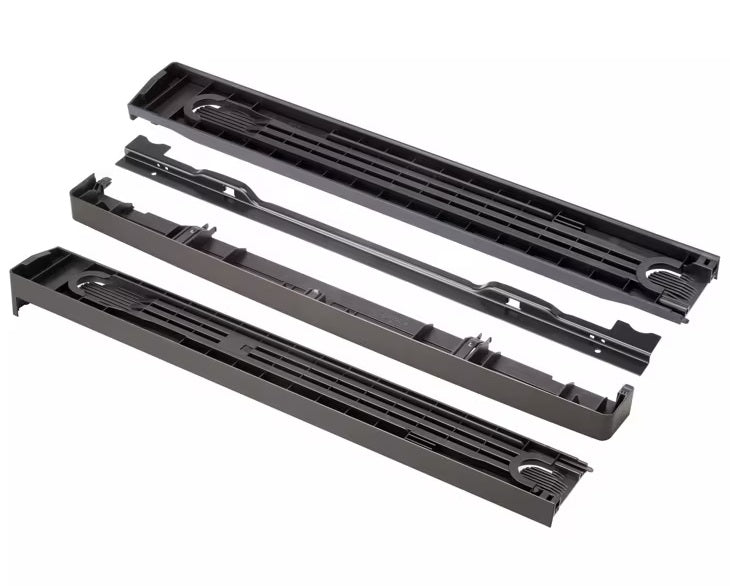 LG - 27'' Laundry Front Load Stacking Kit in Black Stainless - HSTK1B
