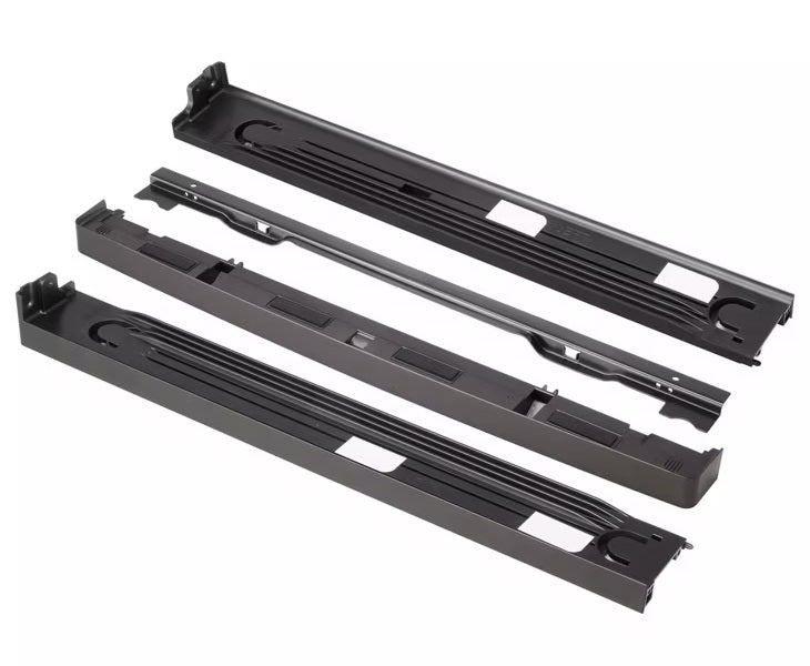 LG - 27'' Laundry Front Load Stacking Kit in Black Stainless - HSTK1B