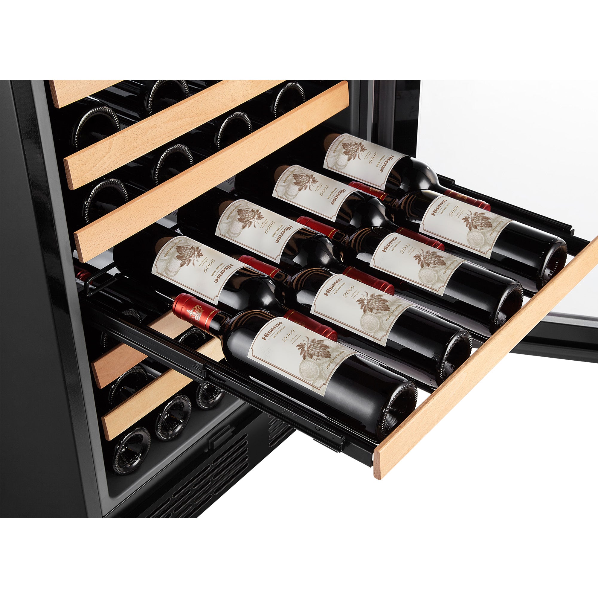 Hisense - 23.43 Inch 54 Bottles Wine Fridge in Stainless - HWS54029SS