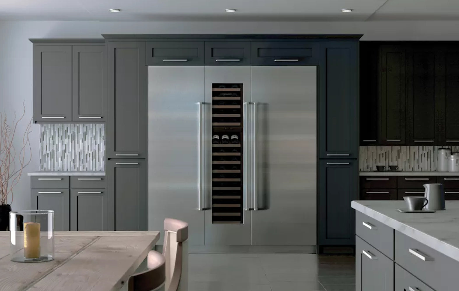 Sub Zero - 30 Inch 17.3 cu. ft Column Freezer in Stainless - IC-30RID-RH