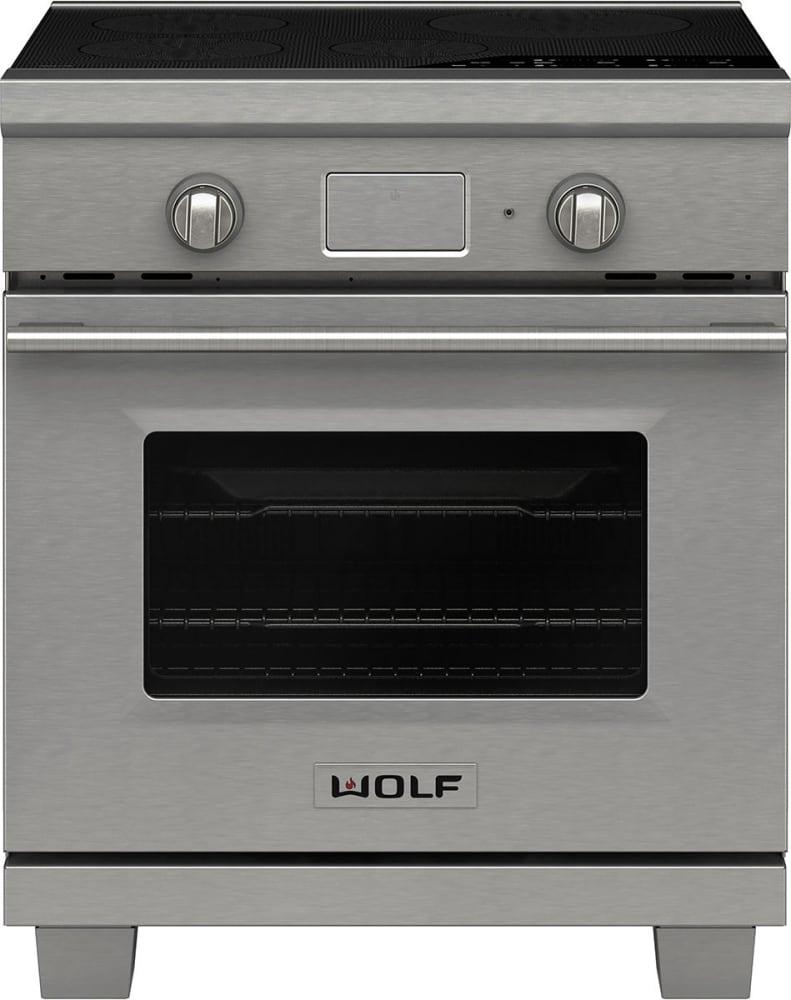 Wolf - 4.5 cu. ft Induction Range in Stainless - IR304TE/S/TH