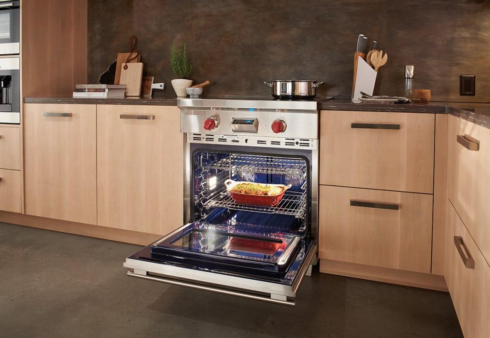 Wolf - 4.5 cu. ft Induction Range in Stainless - IR304TE/S/TH