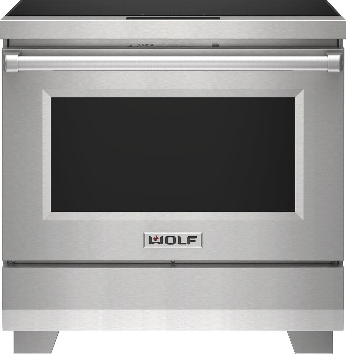 Wolf - 6.3 cu. ft Induction Range in Stainless - IR36550/S/P