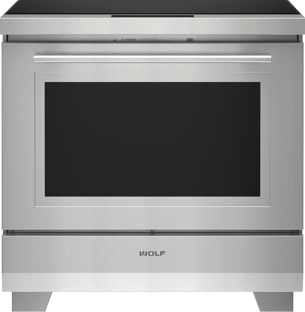 Wolf - 6.3 cu. ft Induction Range in Stainless - IR36550/S/T