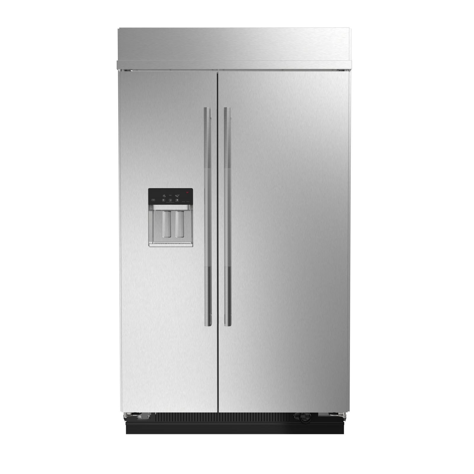 JennAir - 48.4 Inch 29.4 cu. ft Built In / Integrated Side by Side Refrigerator in Stainless - JBSS48E22L