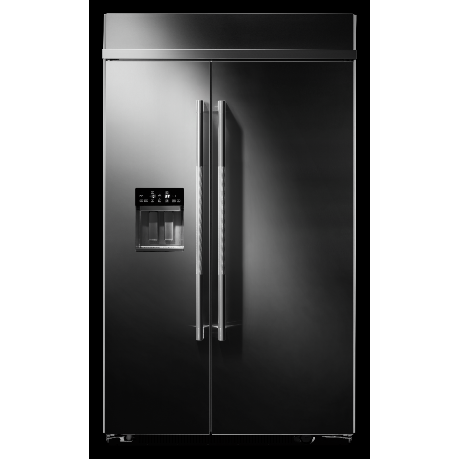 JennAir - 48.4 Inch 29.4 cu. ft Built In / Integrated Side by Side Refrigerator in Stainless - JBSS48E22L