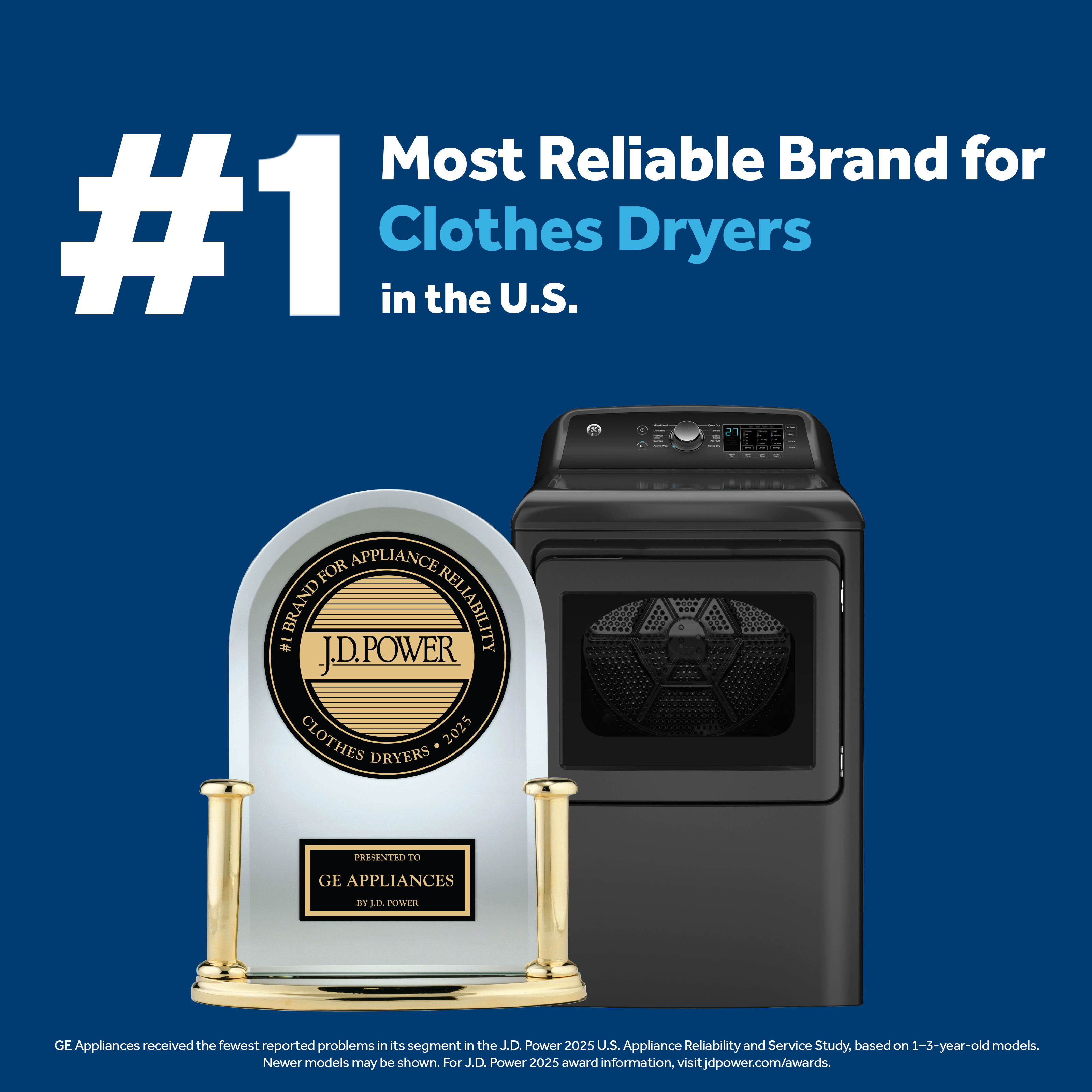 GE - 7.4 cu. Ft Front Load Dryer in White - GTD69EBPYWR